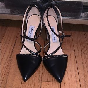 Black Tiff 100 Jimmy choo heel